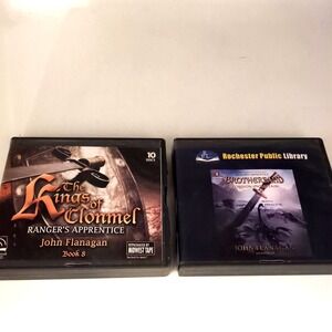 Audio Books CD Fantasy John Flanagan Ranger's Apprentice Lot of 2 Unabridged